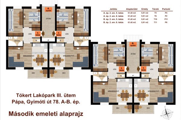 Alaprajz - 2. emelet